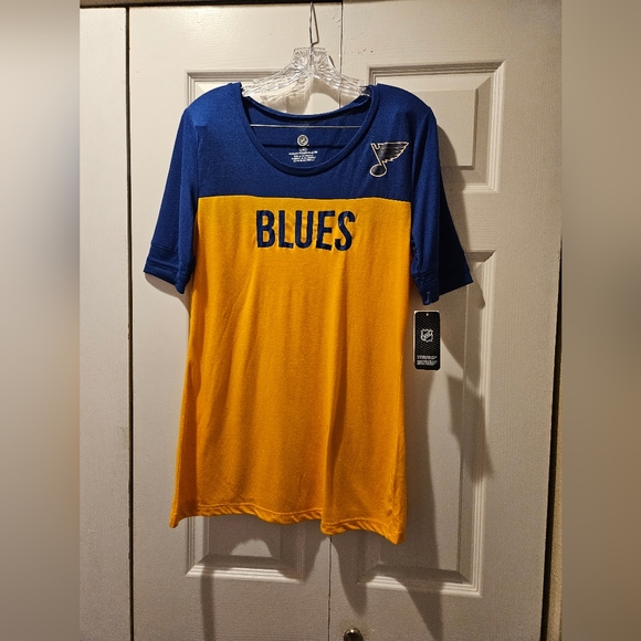 St. Louis Blues Women Shirt Sz L - Picture 2 of 5